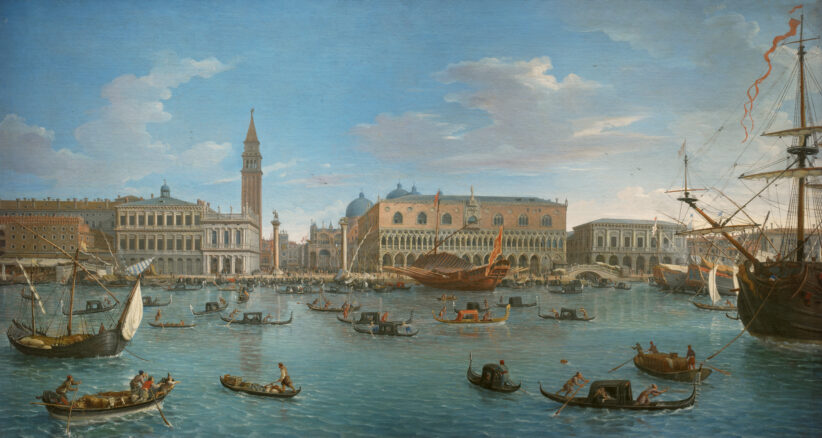 Gaspar Van Vittel, Il Palazzo Ducale di Venezia visto da San Giorgio