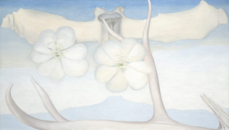 Georgia O'Keeffe. Spring, 1948. Oil on canvas. Georgia O'Keeffe Museum. Gift of The Burnett Foundation. © Georgia O'Keeffe Museum
