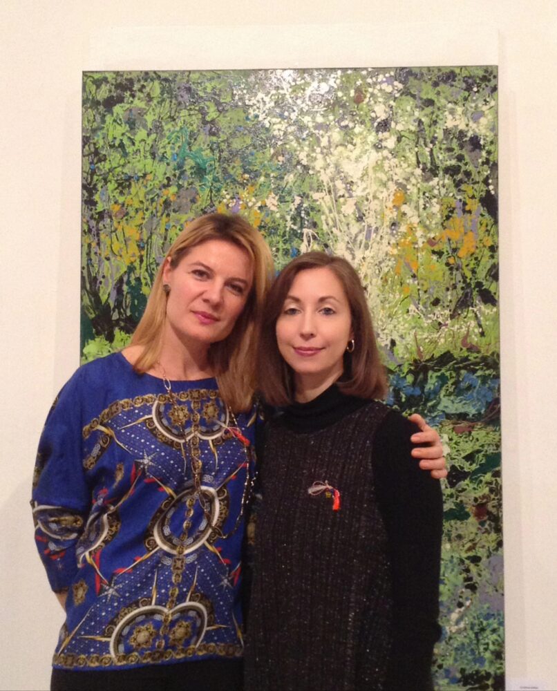 Cristina Lefter con Vera Agosti