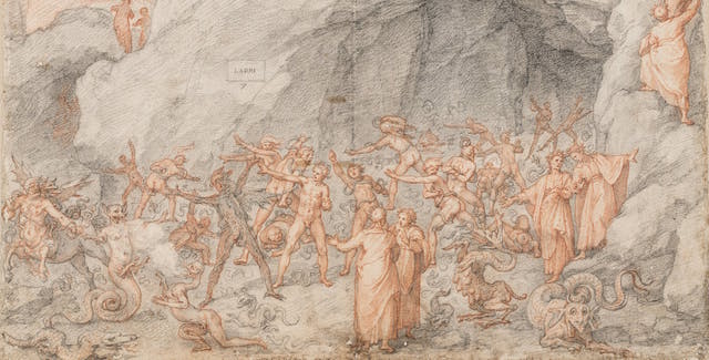 Dante Historiato da Federico Zuccaro, Inferno, Uffizi, Firenze