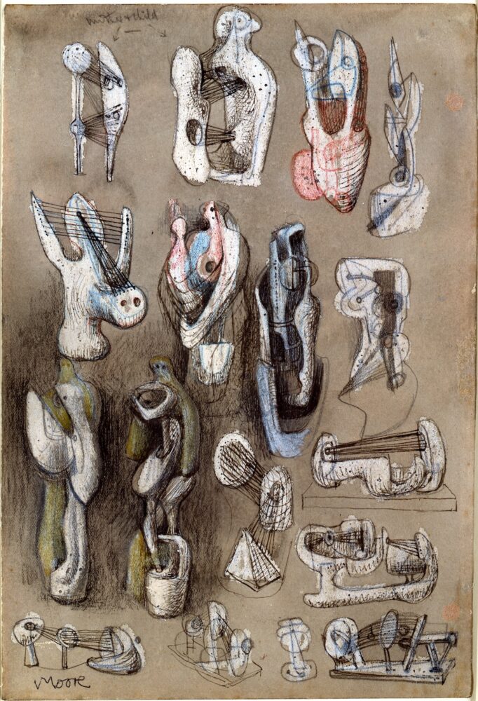 Henry Moore, Eighteen Ideas For Sculpture (1939). Courtesy of the Henry Moore Archive.