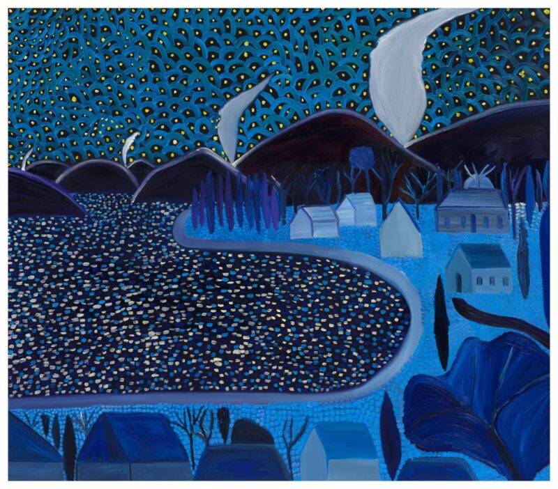 Matthew Wong, Starry Night (2019). © 2019 Matthew Wong Foundation/Artists Rights Society (ARS) New York. Image courtesy of Karma, New York