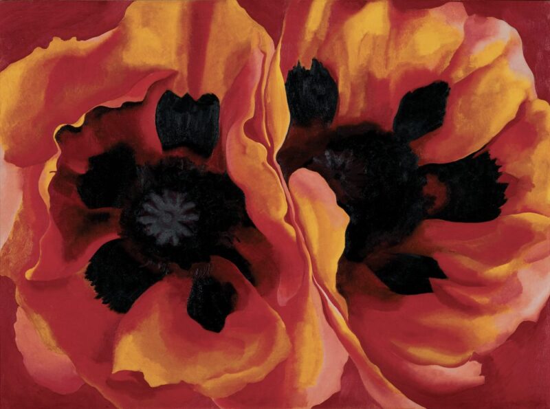 Oriental Poppies (1927), Georgia O’Keeffe. Sammlung des Frederick R. Weisman Art Museum at the University of Minnesota, Minneapolis, Ankauf, 1937.  © Georgia O’Keeffe Museum / 2021, ProLitteris, Zurich.