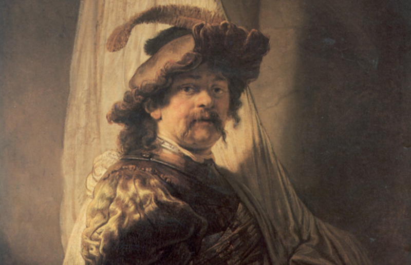 Rembrandt, The Standard-Bearer,1636 (particolare)