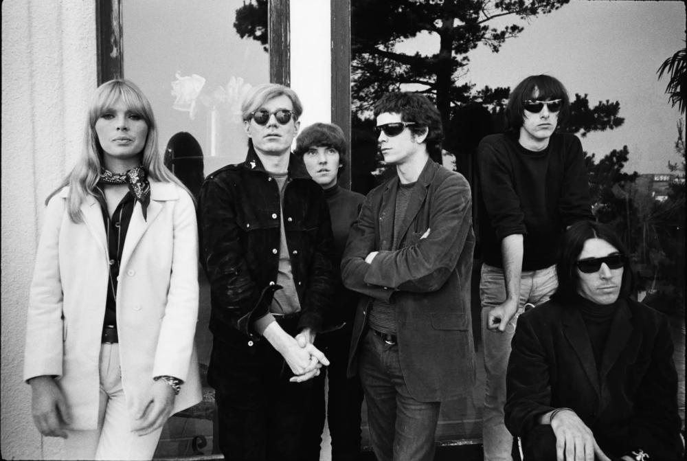 Steve Schapiro, Andy Warhol, Nico, and the Velvet Underground, Los Angeles, 1966