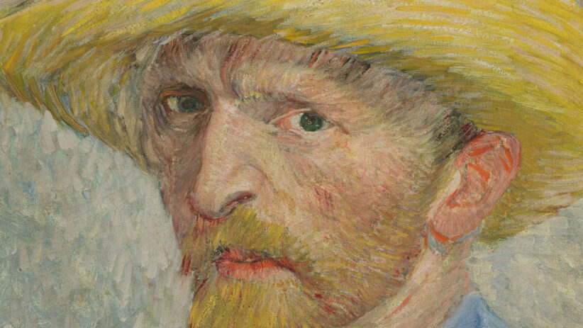 Vincent Van Gogh(1887), Self-Portrait with Straw Hat
