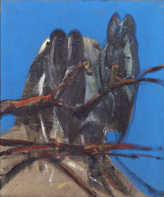Francis Bacon, Owls (1956), Private collection © The Estate of Francis Bacon. All rights reserved, DACS/Artimage 2021. Photo: Prudence Cuming Associates Ltd.