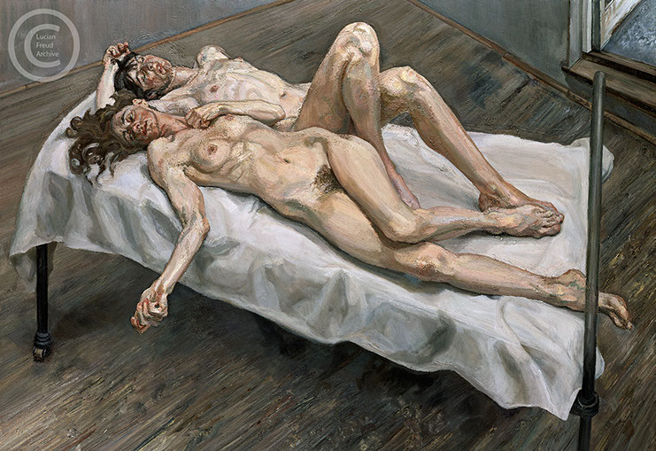 Lucian Freud, Two Women (1992)