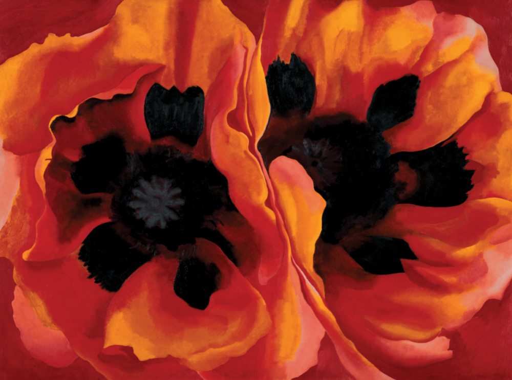 GEORGIA O’KEEFFE, ORIENTAL POPPIES, 1927, Oil on canvas, 76.7 x 102.1 cm. Collection of the Frederick R. Weisman Art Museum at the University of Minnesota, Minneapolis. Museum purchase. © Georgia O’Keeffe Museum / 2021, ProLitteris, Zurich