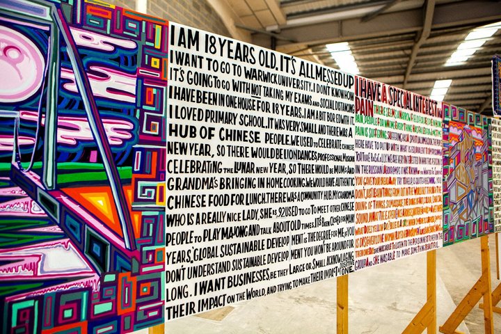 Bob and Roberta Smith, Thamesmead Codex (2021), collection of the artist. © tommophoto.com