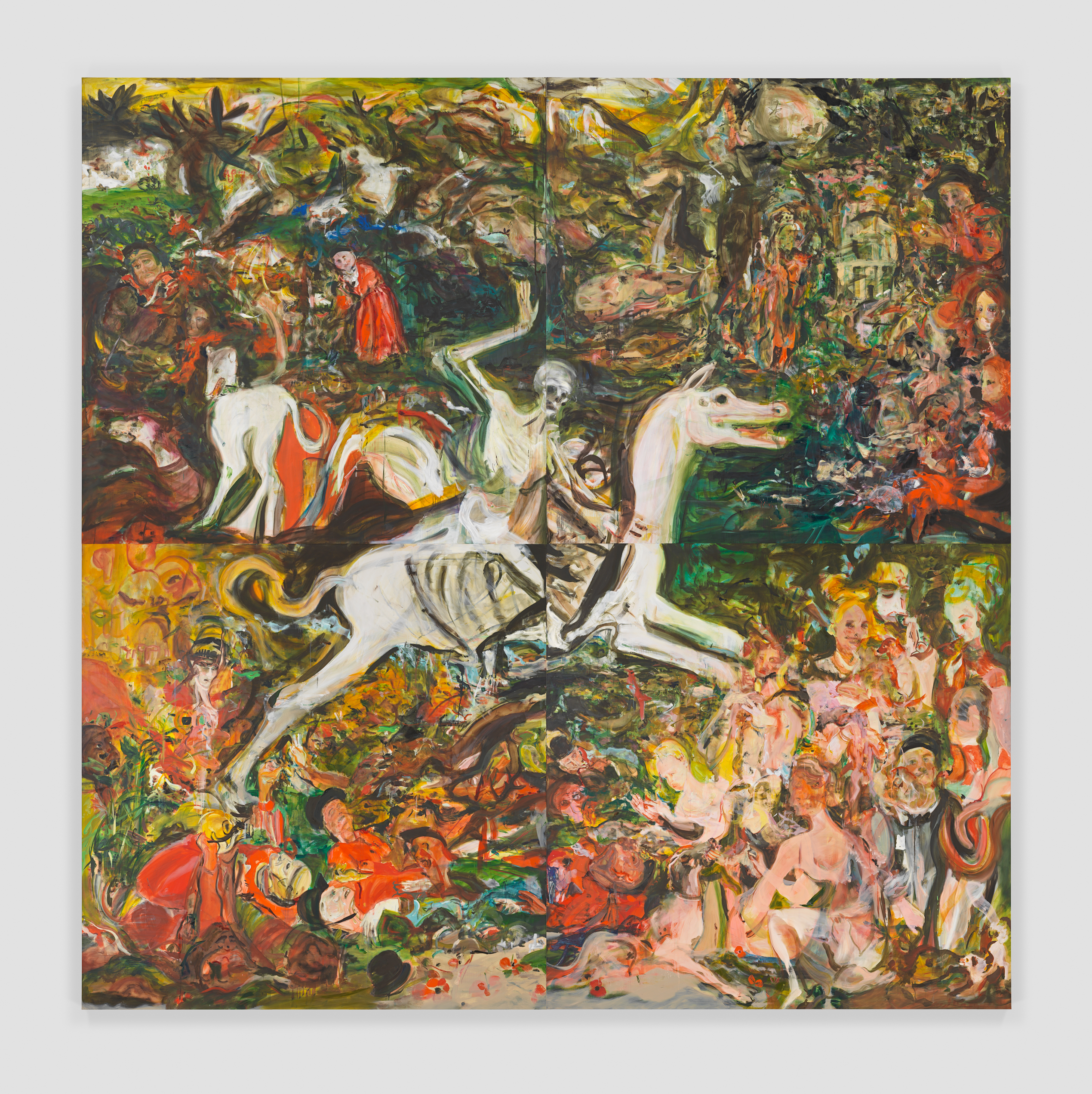 Cecily Brown: una monumentale opera al Museo di Capodimonte, il Trionfo della Morte