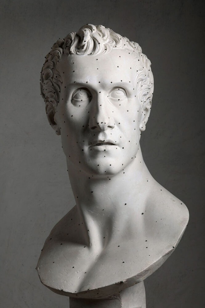 Antonio Canova: Autoritratto, 1811-1812 gesso multiplo 2:1 ca. Collezione privata, Veneto