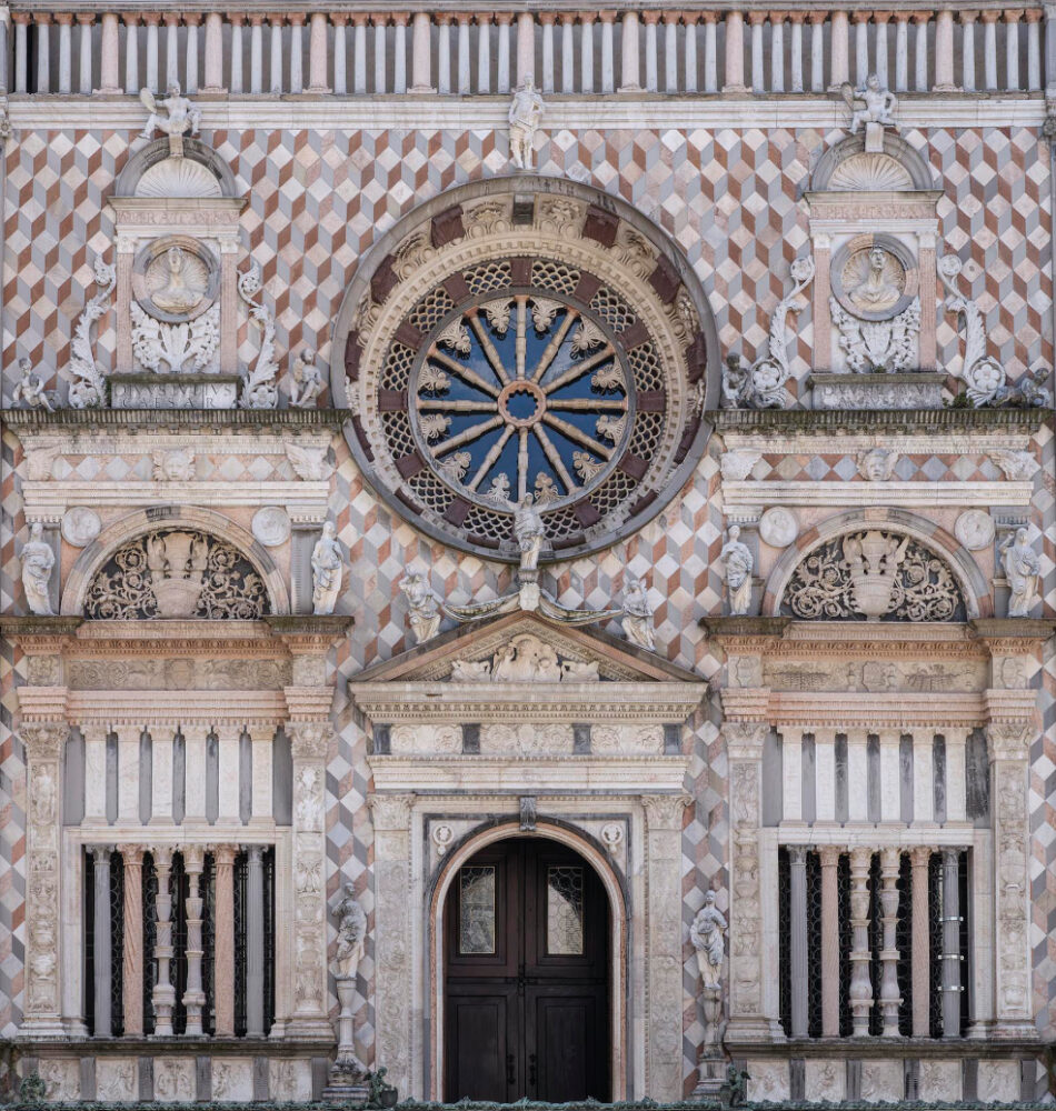 La facciata della Cappella Colleoni. Crediti Massimo Listri