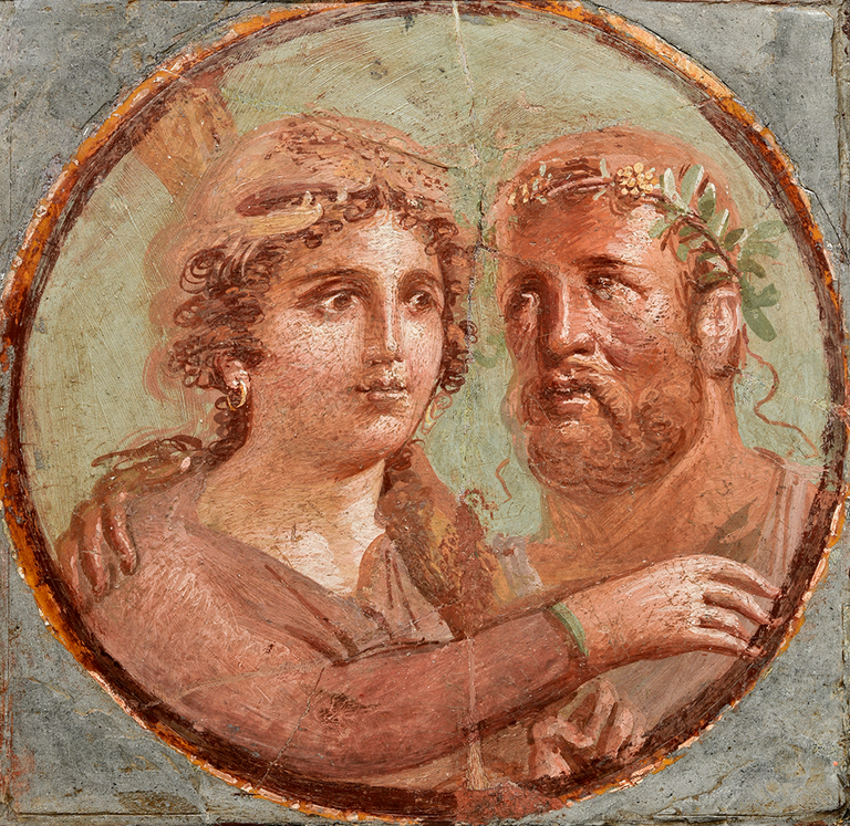 Hercules and Omphale (1st century CE), Herculaneum. Image © Photographic Archive, National Archaeological Museum of Naples.
