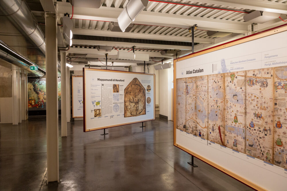 Mind the Map! disegnare il mondo dall’XI al XXI secolo - Exhibition view, Ca’ Scarpa, Treviso, 2022 - Courtesy Fondazione Benetton Studi Ricerche