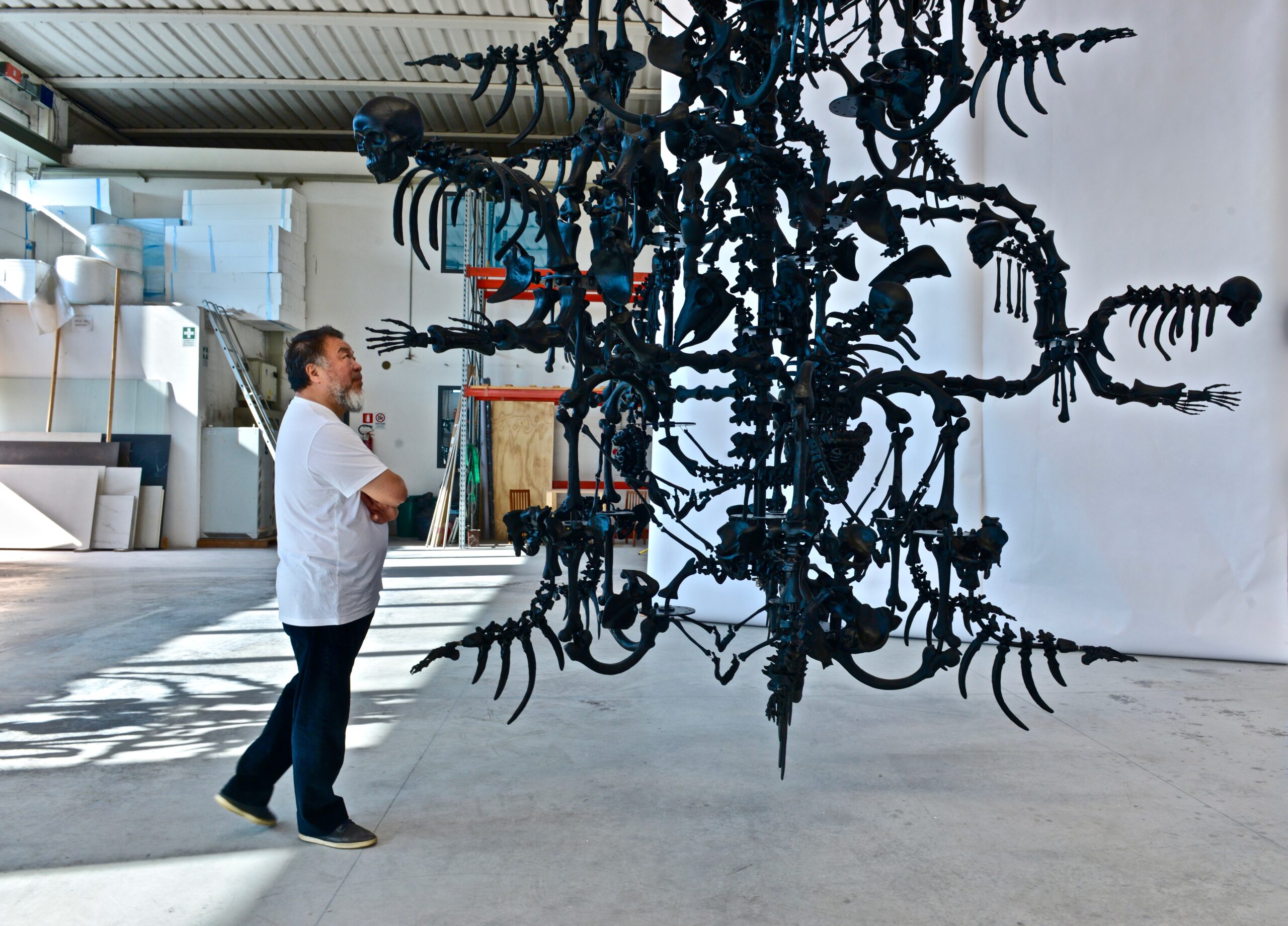 Una monumentale opera di Ai Weiwei in mostra alle Terme di Diocleziano di Roma