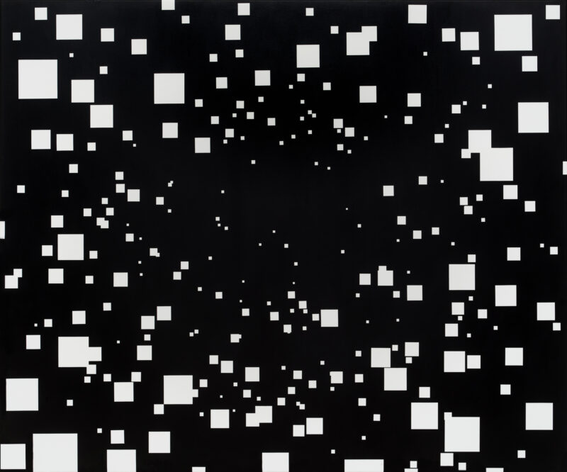 3- ESTHER STOCKER, Untitled, 2021, acrilico su cotone, 100x120 cm
