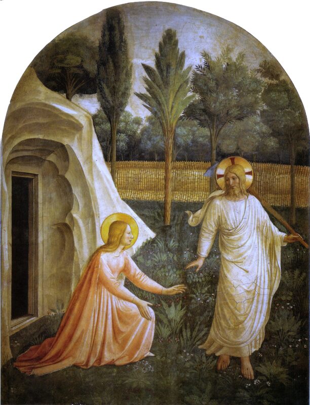 Beato Angelico, Noli me tangere (1438-1440), 177x139, Convento di San Marco a Firenze.