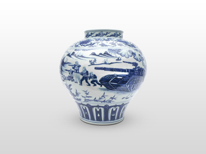 AI WEIWEI Blue-and-White Porcelain Vases  2017 porcellana 52 x 52 x 50,5 cm