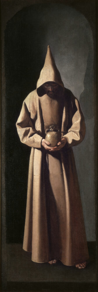 Francisco de Zurbarán, San Francesco contempla un teschio