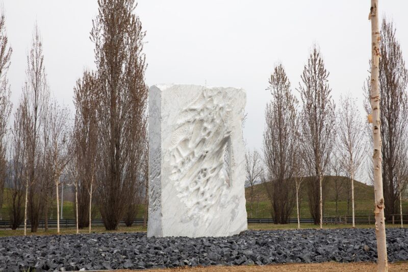 Insistinti confini, installazione di Giuseppe Penone. Credits Sebastiano Pellion di Persano