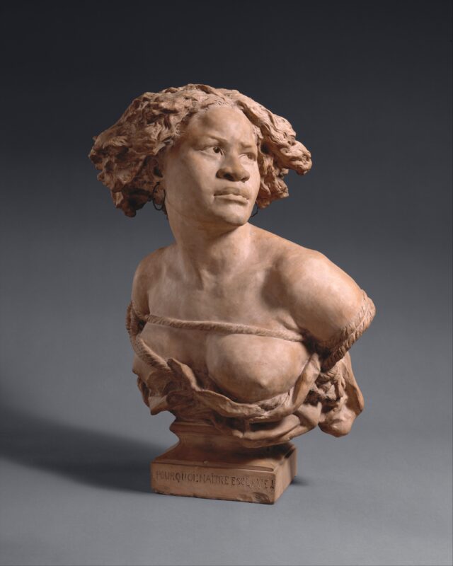 Jean-Baptiste Carpeaux Why Born Enslaved!, modeled 1868, carved 1873 Purchase, Lila Acheson Wallace, Wrightsman Fellows, and Iris and B. Gerald Cantor Foundation Gifts, 2019