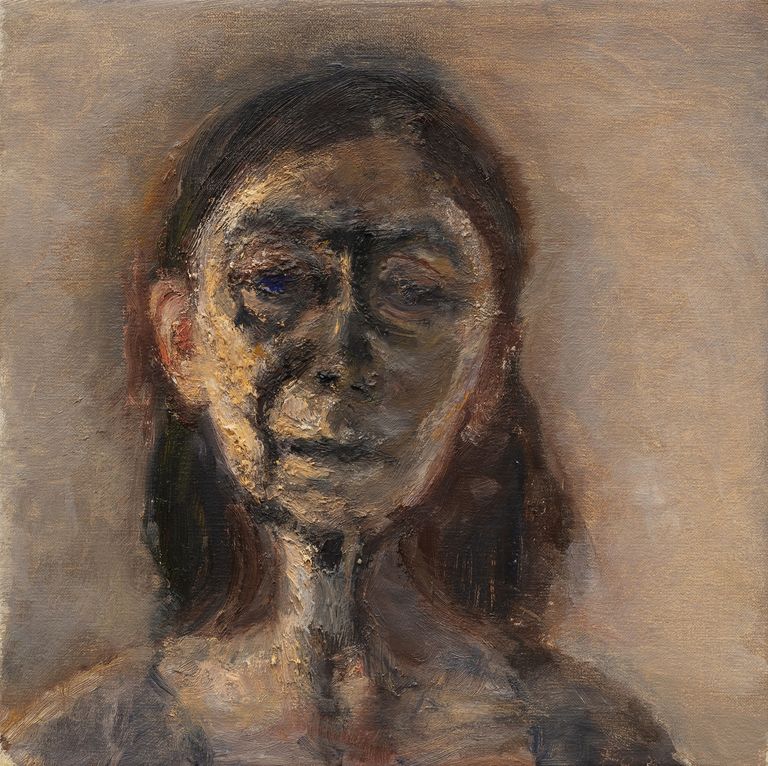 Portrait, Eyes Lowered by Celia Paul, 2019 NATIONAL PORTRAIT GALLERY