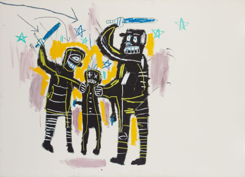 Jean-Michel Basquiat, Jailbirds (1983) © The Estate of Jean-Michel Basquiat