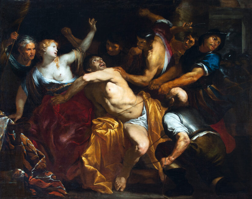 Orazio De Ferrari (1606-1657) La cattura di Sansone, Ascoli Piceno, Pinacoteca Civica