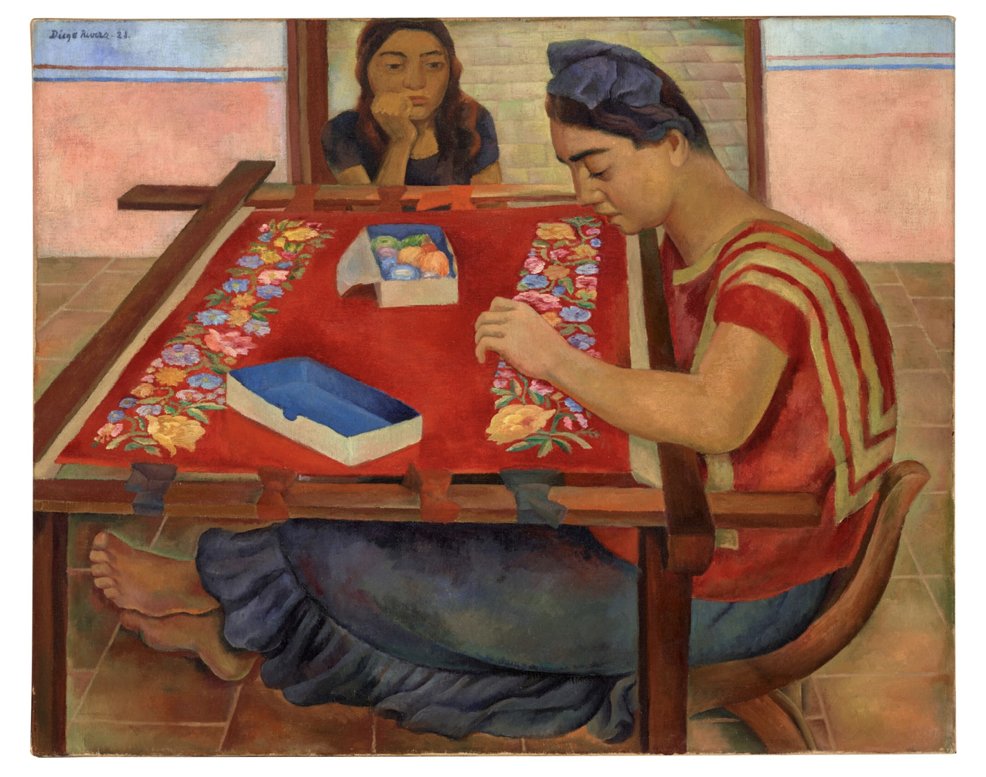 Un capolavoro ritrovato. “La bordadora” di Diego Rivera vola a 4 milioni $