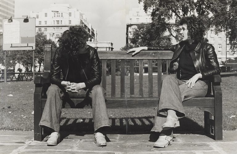 Preparatory study for ‘Divided Self’ by Rose Finn-Kelcey, 1974 NATIONAL PORTRAIT GALLERY