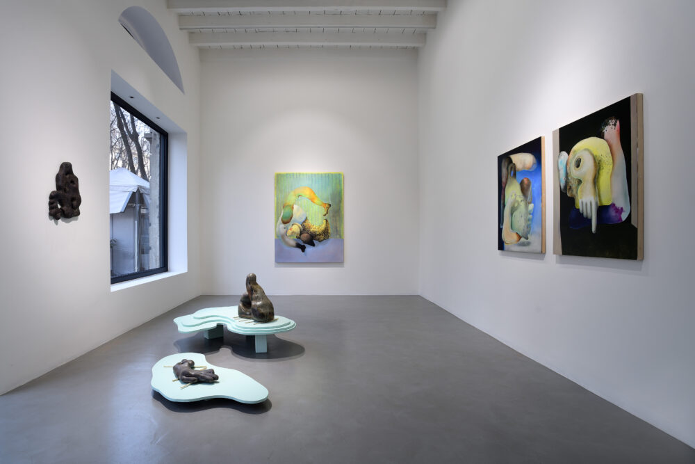 Benedikt Hipp, “Songs from the Cave”, Galleria Poggiali, 2022. Installation view