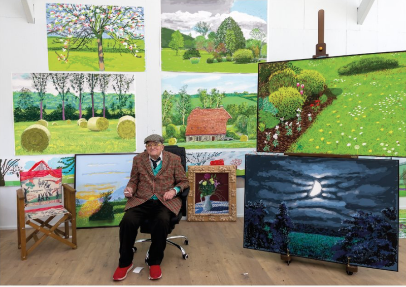 David Hockney libro primavera