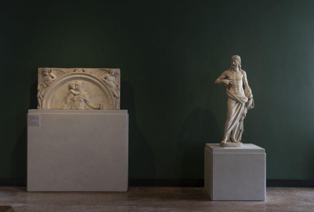 Da Donatello a Alessandro Vittoria, 1450 - 1600, a cura di Toto Bergamo Rossi e Claudia Cremonini. Galleria Giorgio Franchetti alla Ca' d'Oro, dal 22 aprile al 30 ottobre 2022. Installation view. Foto: Matteo De Fina