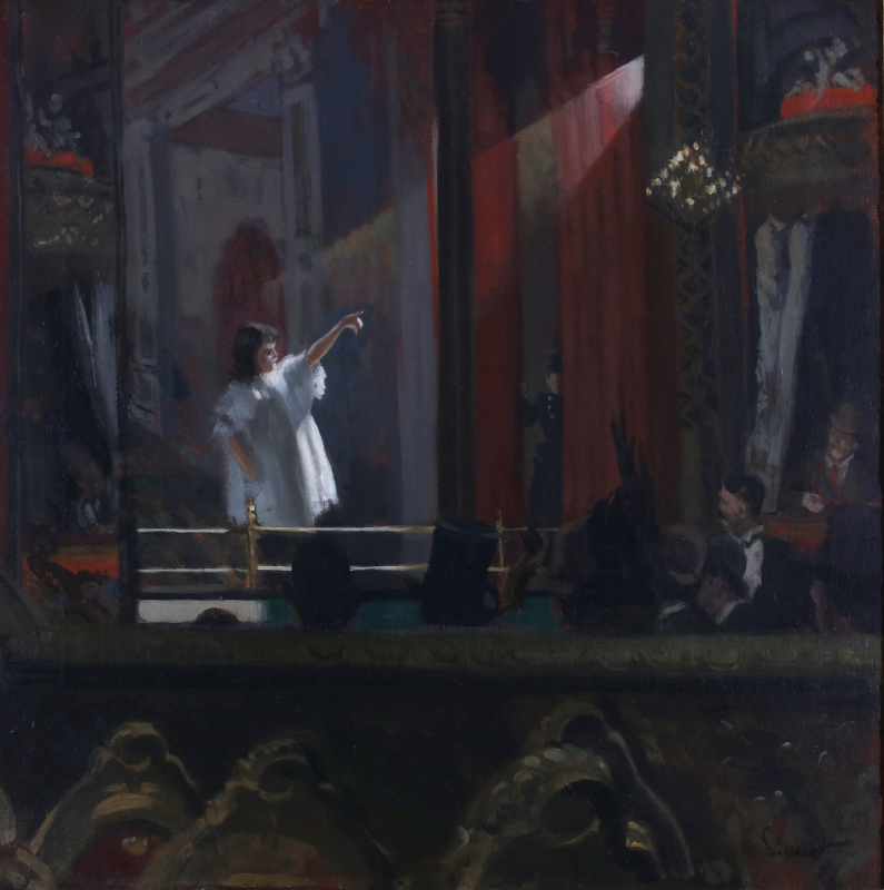 Walter Richard Sickert Little Dot Hetherington at the Bedford Music Hall 1888–89 Private Collection. Photo: James Mann