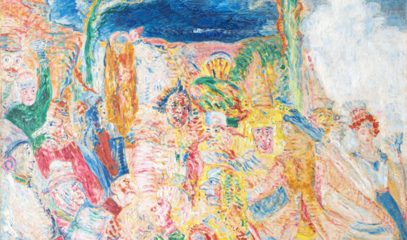 James Ensor, Carnevale di Binche, 1938. Foto di Valerie Clarysse