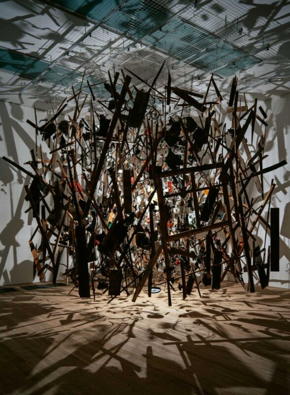 Cornelia Parker Cold Dark Matter: An Exploded View 1991 Tate Presented by the Patrons of New Art (Special Purchase Fund) through the Tate Gallery Foundation 1995 © Cornelia Parker