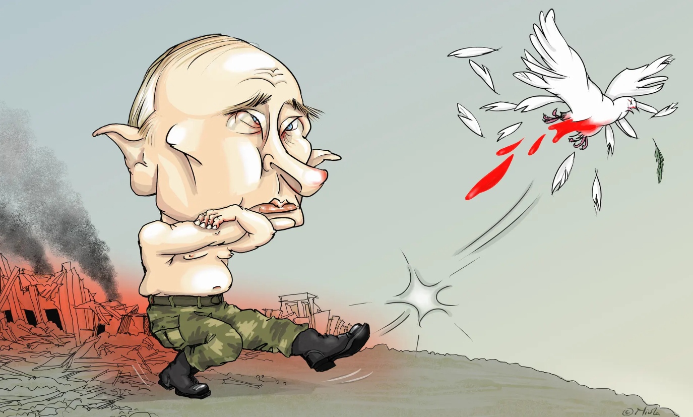 Da Hitler a Putin. La nuova caricatura politica: digitale, improvvisata, dadaista