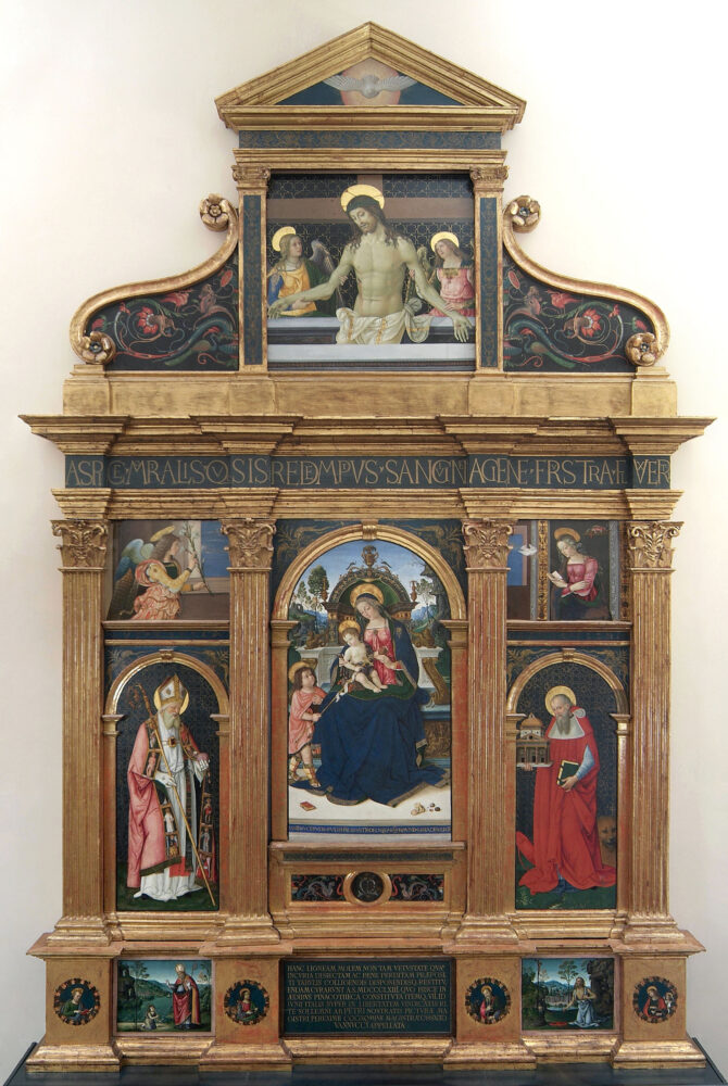 Bernardino di Betto detto il Pinturicchio, Pala di Santa Maria dei Fossi, 1495 - 1496