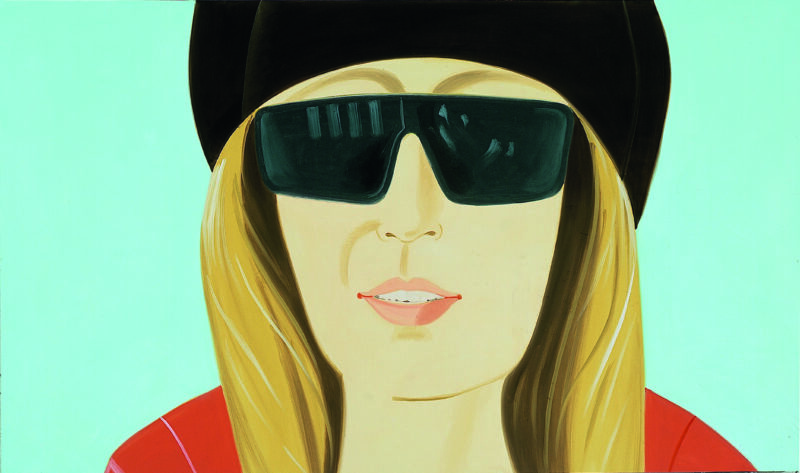 Alex Katz, Dark brown hat, 2002, Collezione Ferrari Galassi