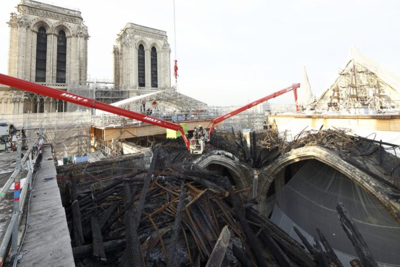 Photo courtesy of Etablissement Public pour la restauration de Notre-Dame de Paris.