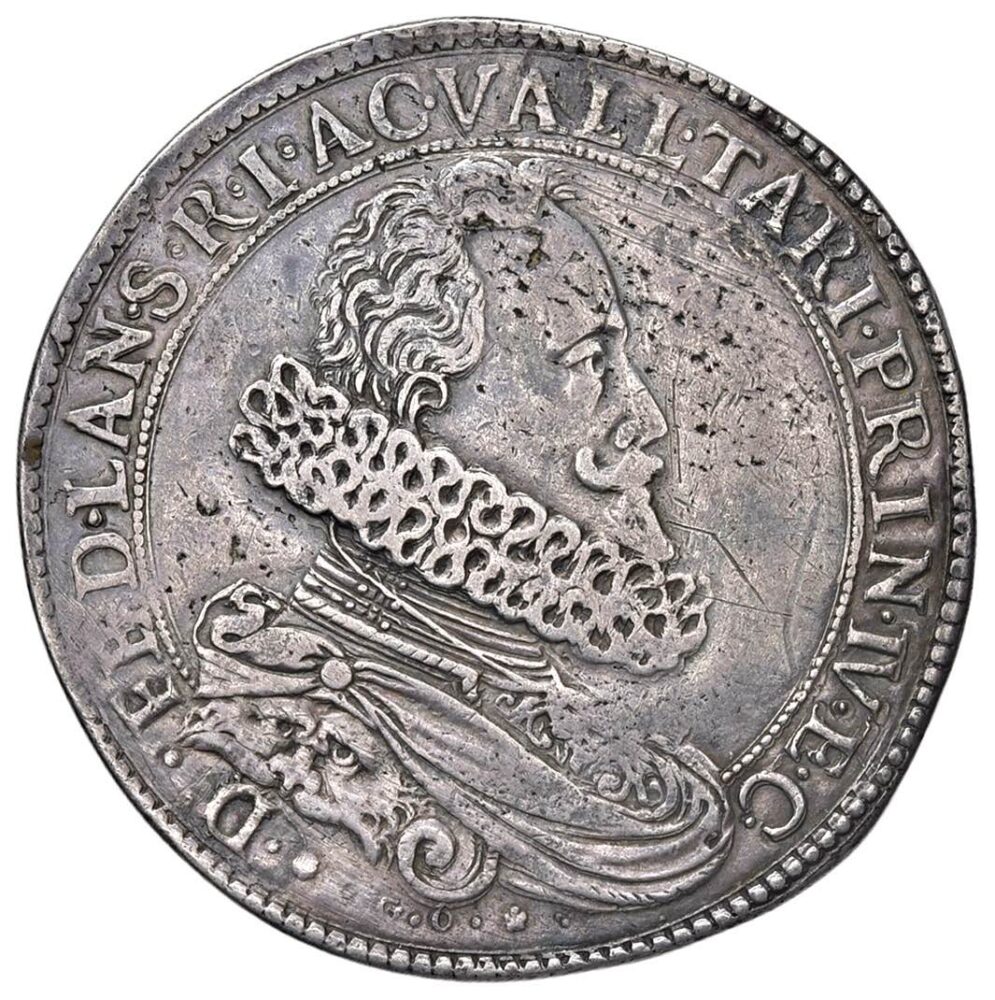 Francesco riceve le stimmate sul ducatone di Federico Landi di Compiano. E’ valutato 15.000 euro.