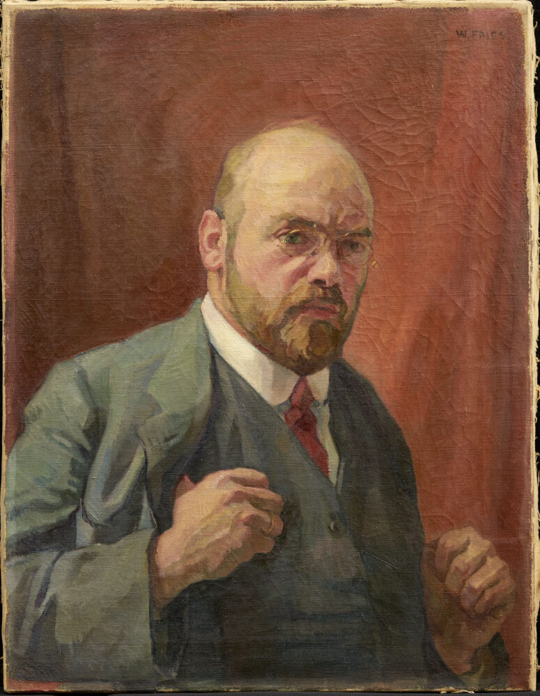  Willy Fries, Autoritratto, ca. 1920 Olio su tela, 65 x 50 cm; Stiftung Righini-Fries Zürich