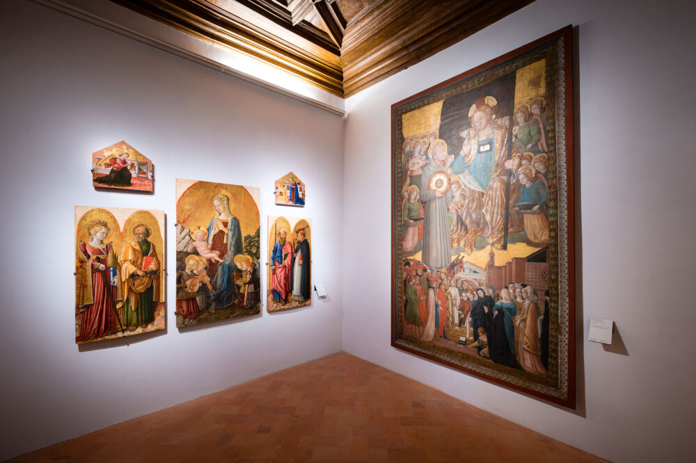 Perugia, Galleria Nazionale dell'Umbria, nuovo allestimento; foto di Marco Giugliarelli
