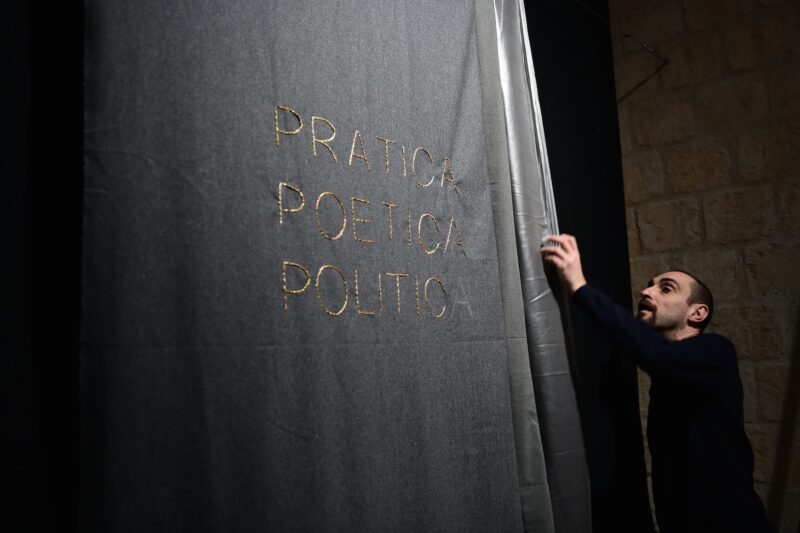 Giovanni Gaggia, Pratica Poetica Politica, Palermo Museo Riso, foto Michele Alberto Sereni
