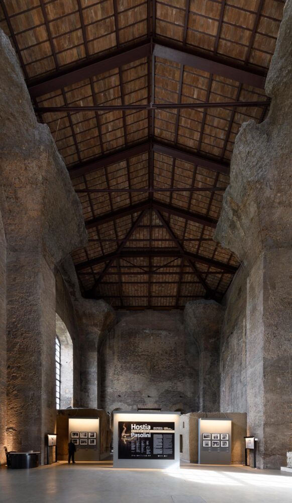 Nicola Verlato, Hostia. Pier Paolo Pasolini, Terme di Diocleziano, Roma (foto Giorgio Benni)