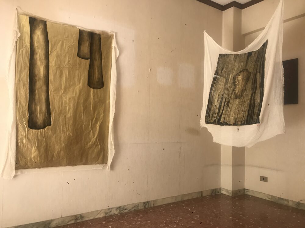 Paola Zampa, Bosco sacro a Casa Vuota, installation view, 2022