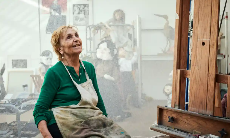 Paula Rego in 2018. Photograph: Phil Fisk/The Observer