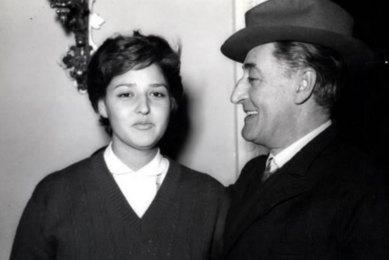 Totò con la figlia Liliana De Curtis