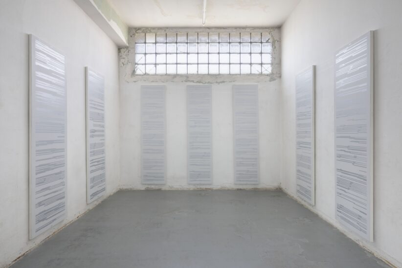 Irma Blank. BLANK, exhibition view, 2022. Ph. Andrea Rossetti